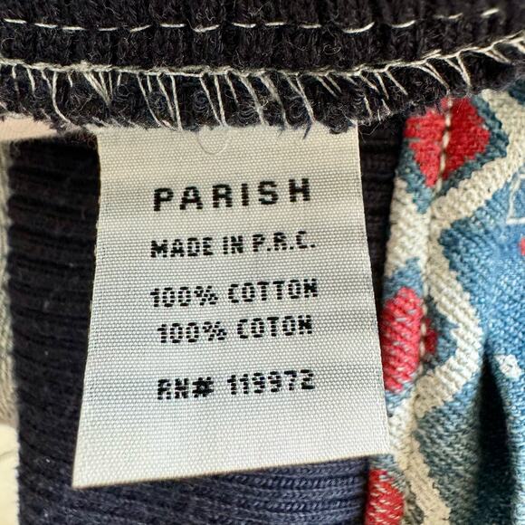 Parish Nation Men’s Jean Jogger Drawstring Fair Isle Pants size Large NWT - Picture 10 of 10